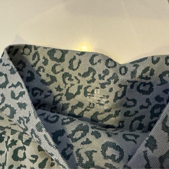 SHEIN Leopard Print Athletic Shorts - Gray, orange, Green #14 - Picture 4 of 7